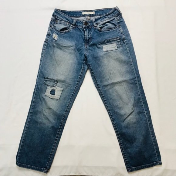 Life in Progress distressed cropped jeans size 27 - Picture 1 of 10
